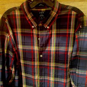 New J crew mens slim fit stretch cotton shirt